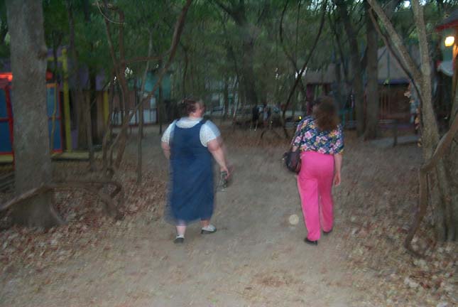 Tawny and Ida Strolling the Lanes
