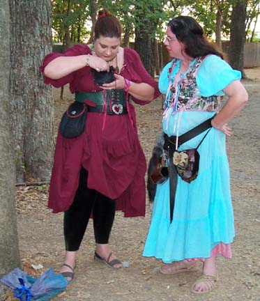 Jewels, Ida, and in the pouch Bradley