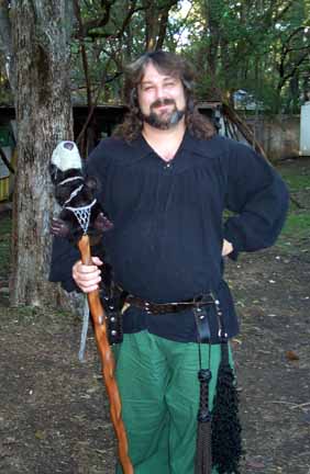 Mikey - with his official tailor -- Greg of Dark Rose Creations