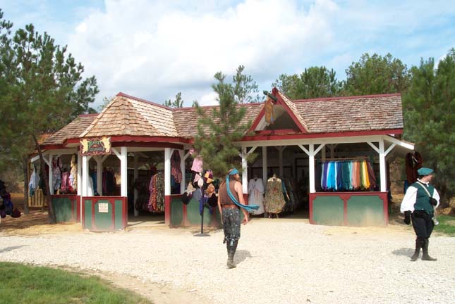 Speaking of permanent structures, this one is typical of the open design.