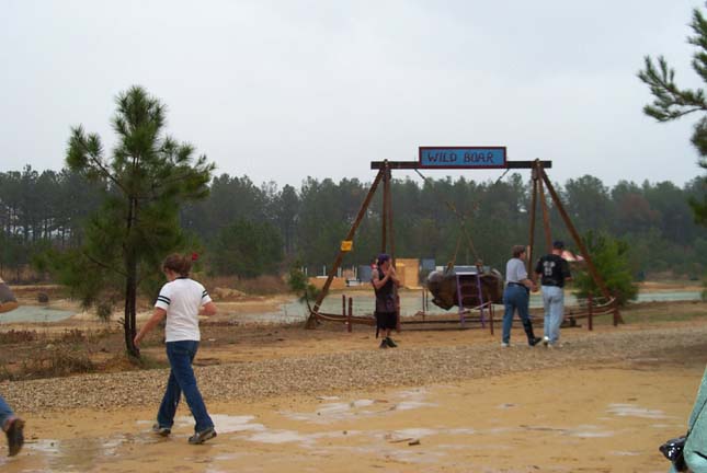 The boar swing.  Act wild and ride that hog!