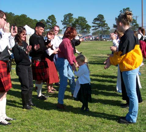 Even the wee ones get to dance