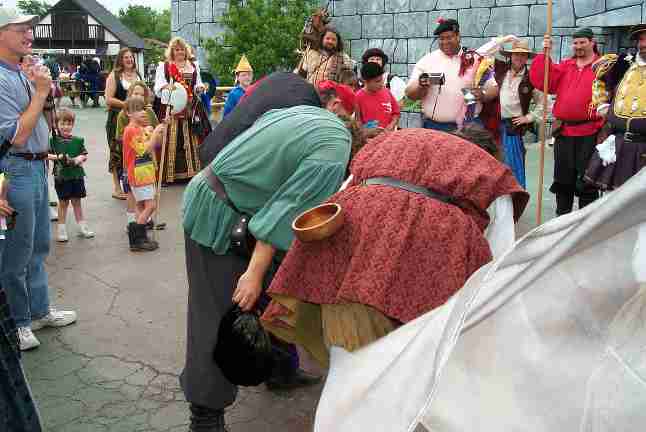 And the Rogues present to give the Queen a better view
