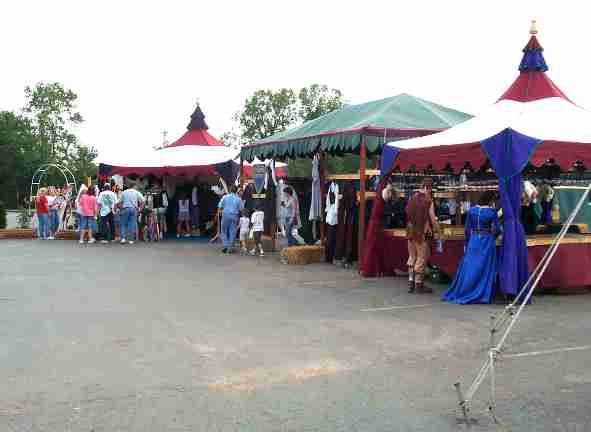 Vendors near the Castle