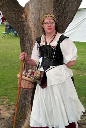 Ida in her new Pendragon Bodice
