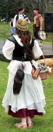 Ida displaying a bit of tail