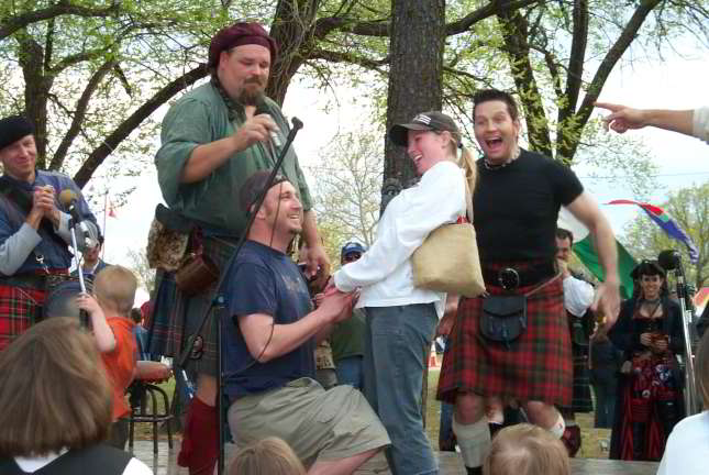 The Rogues - boy was she surprised -- she got a marraige proposal on stage -- and accepted!