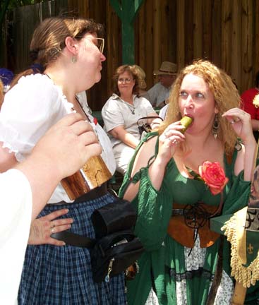 Wench Training Camp - pleeeeeze teach me how to suck the insides out of a pickle Elizabeth!