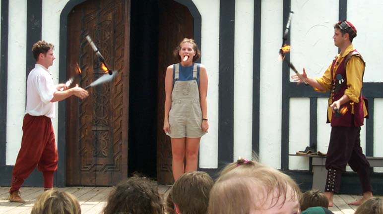 ... correction 'five blazing torches AND One Razor Sharp Machete'