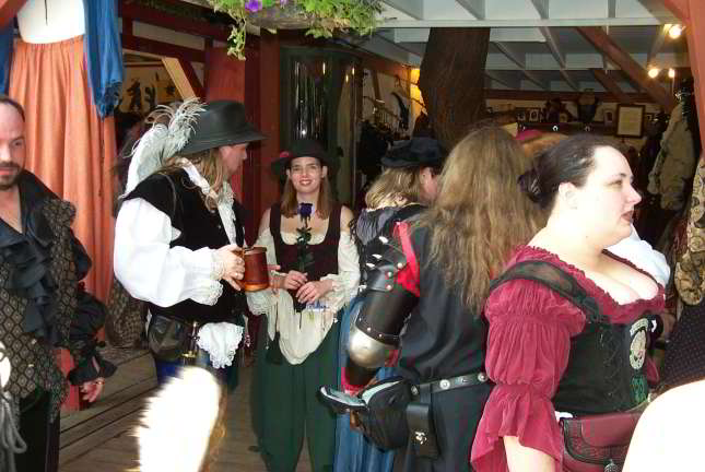 AFR Meet and Greet - Danno, ??, Rowan (with the feather rose), ??, Rengeek, and Ivy