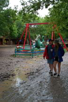 Remember the mud show yesterday?  ... well, its a participant sport today!