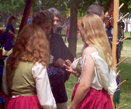Looking over the Roses -- Leather Roses that is