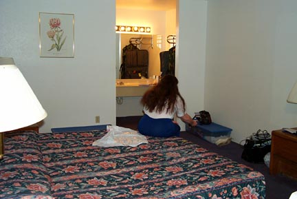 Another view of our room at the Roadrunner Motel