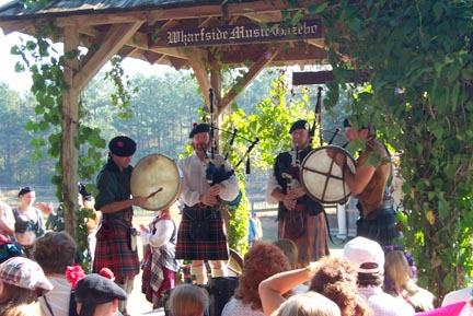 The Rogues at the Warfside Gazebo