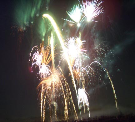Fireworks Saturday Evening