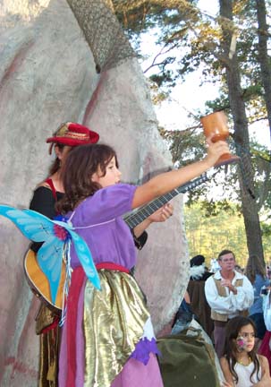 The Fairy Wenchlet Offers a Toast - Sure Hope that Isn't Beer!