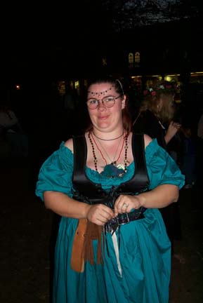 One of many attending the final performance of the Flaming Idiots